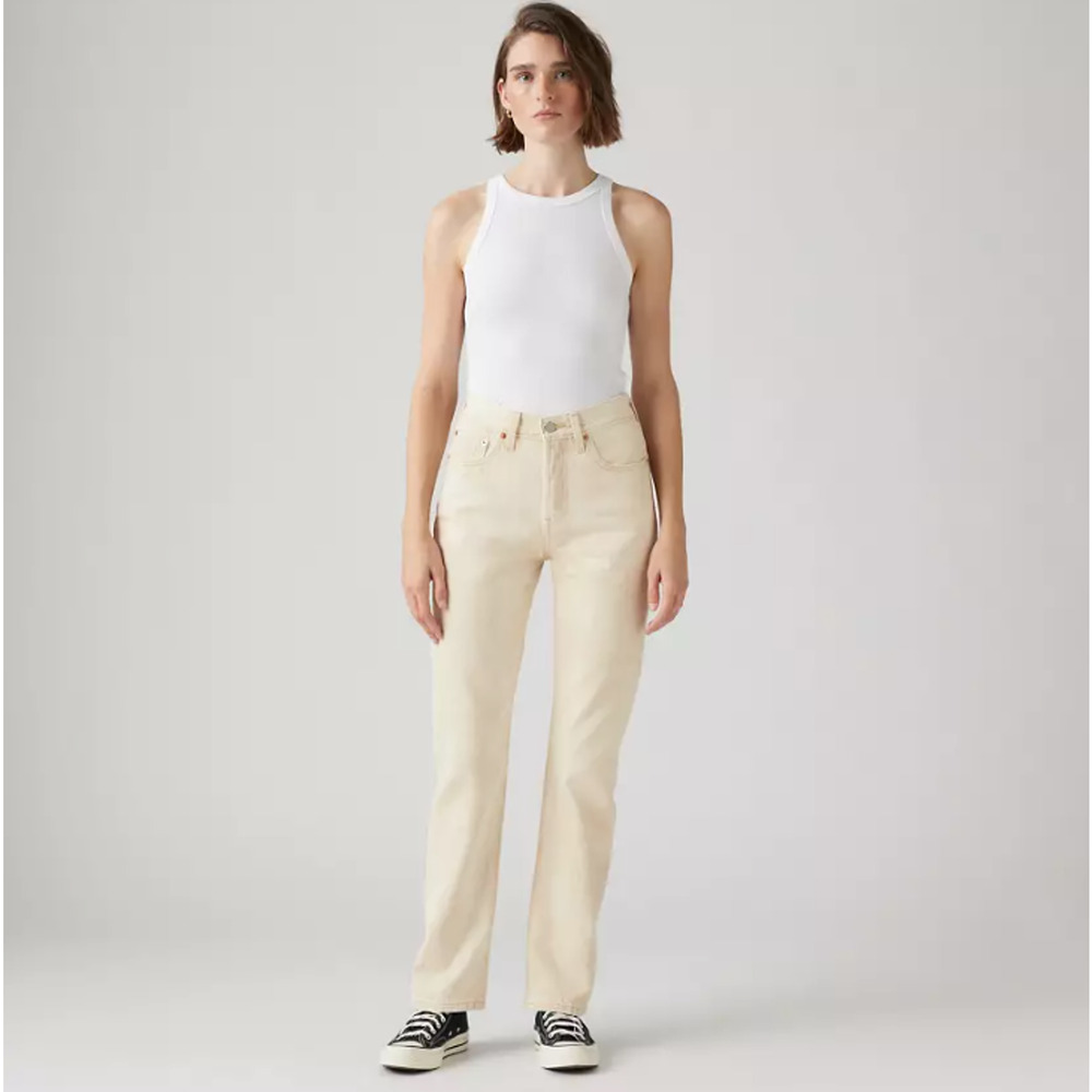 Copied - Levi's 501 Original Jeans Womens 24x30 Cloudy Safari Tan High Rise NWT